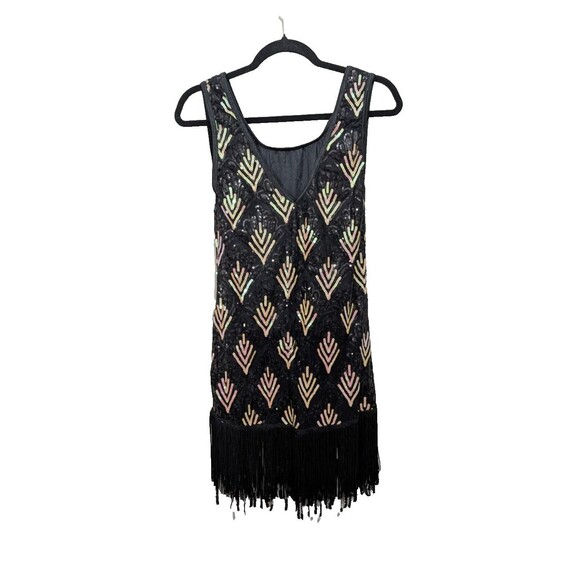 Weissman Dance Costume Adult SMALL New Year's Eve Dress w/ Sequin Clutch Purse - Picture 2 of 16